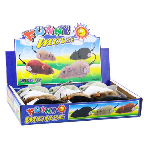 Nakręcana Mysz Futrzana Jeżdżąca Interaktywna Mix na Arena.pl