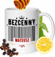 Kubek Dla Mateusza Kolegi Przyjaciela Męża Z Nadrukiem Prezent Biały 330Ml