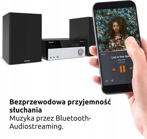 Wieża stereo Technisat DIGITRADIO 750 DAB+, CD, Bluetooth, AUX Czarny na Arena.pl