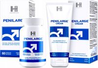 PENILARGE 60 + KREM ZESTAW POWIĘKSZENIE POGRUBIENIE PENISA DŁUŻSZA EREKCJA