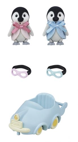 Rodzina pingwinów Sylvanian Families na Arena.pl