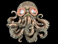 STEAMPUNK OŚMIORNICA NA ŚCIANĘ VERONESE WU76559A4