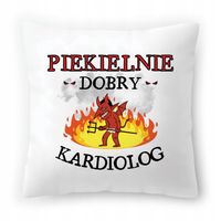 Poduszka Dla Kardiologa Na Urodziny Na Prezent Z Nadrukiem Ze Zdjęciem