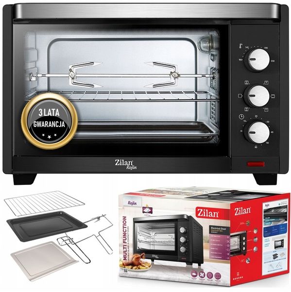 PIEKARNIK ELEKTRYCZNY 35L TERMOOBIEG+ROŻEN+GRILL zdjęcie 6