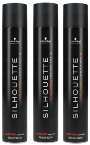 Schwarzkopf Silhouette Super Hold Bardzo mocny lakier do włosów 750ml na Arena.pl