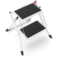 Drabina domowa stalowa składana schodki domowe HIGHER 150kg DRABINKA