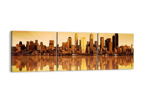 Obraz Na Płótnie - Seattle Miasto - 120X40 Cm - Ca120X40-0118 na Arena.pl