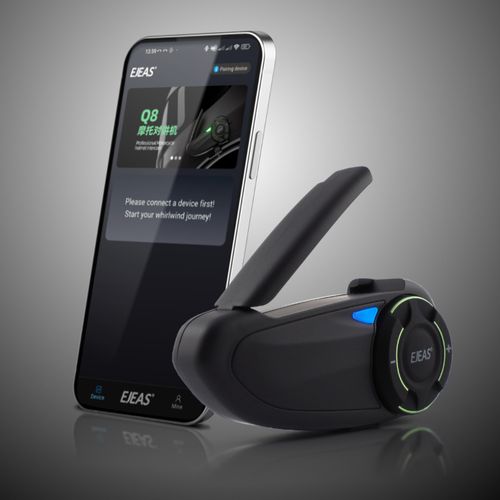 Interkom Motocyklowy EJEAS Q8 USB-C Bluetooth Aplikacja Radio FM na Arena.pl