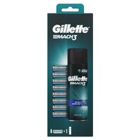 Gillette Mach3 ostrza wymienne do maszynki 8 sztuk + żel do golenia 200ml
