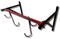 Wieszak na rowery ścienny na 3-6 rowerów rowery WS MetalFab