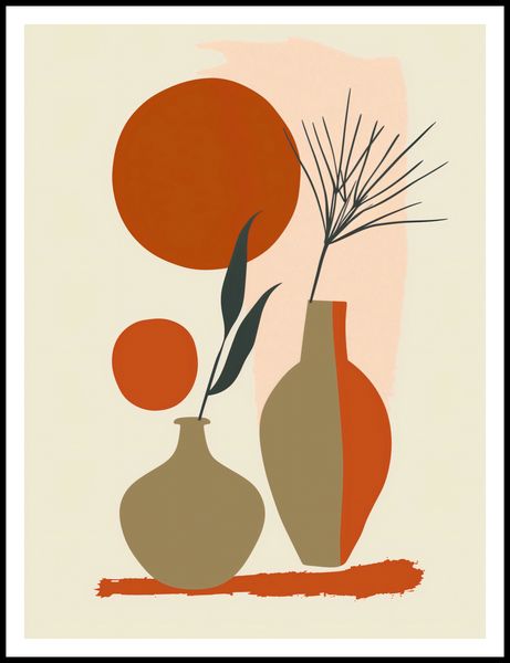 Plakat 75x100cm Wazy w Czerwieni zdjęcie 3