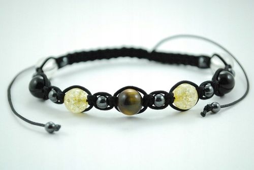 Bransoletka makrama znak zodiaku LEW zodiak na Arena.pl