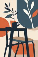 Plakat 40x60cm Poranek w Cieniu Drzew