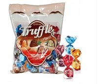 CUKIERKI CZEKOLADOWE TRUFFLA MIX 4 SMAKI ELVAN 1KG