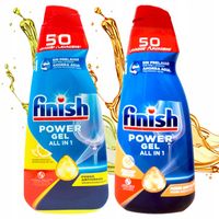 Finish Żel All in One do Zmywarki 2x 1L 100 myć Mix Lemon Orange