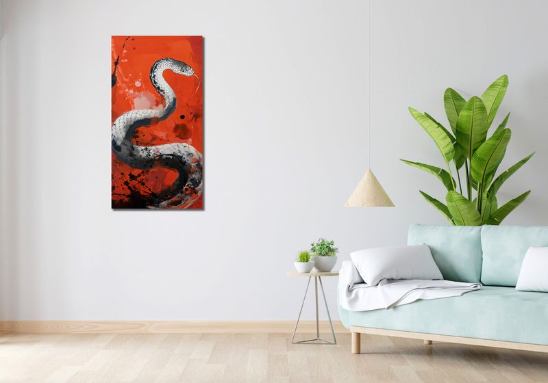 Obraz 50x100cm Smoczy Oddech Węża zdjęcie 2