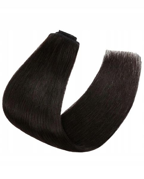 DOCZEPIANE WŁOSY Clip In Jak Naturalne Dopinki Proste Długie 6 Taśm 60 cm zdjęcie 15