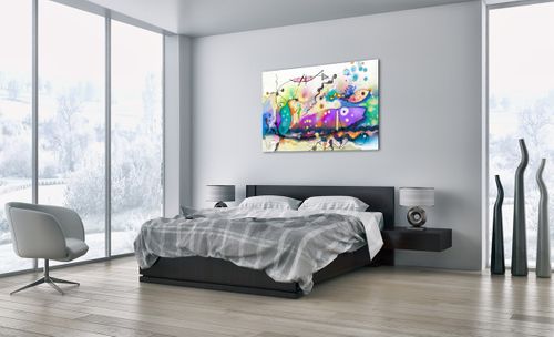 Obraz Na Płótnie - Ryby Pastele  - 120X80 Cm - Aa120X80-4096 na Arena.pl