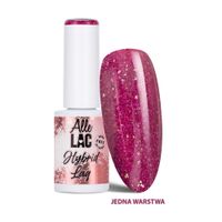 Lakier hybrydowy LED/UV Gel Polish Pinks Fuchsia Glitter AlleLac 6g