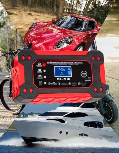 PROSTOWNIK ŁADOWARKA DO AKUMULATORA LCD 12V 10A FUNKCJA NAPRAWY AUTOMAT na Arena.pl