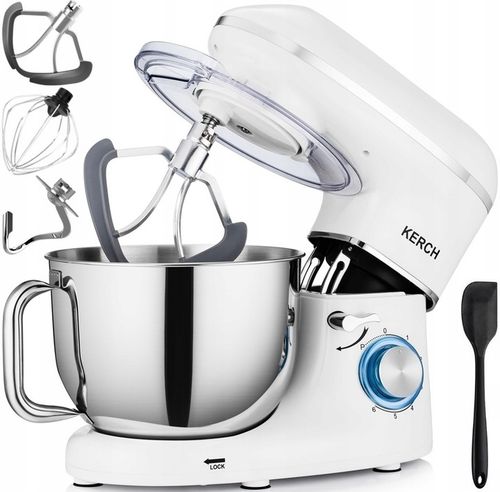 ROBOT KUCHENNY PLANETARNY MIKSER Z MISĄ KERCH MYCHEF 4000W WHITE 6,2L na Arena.pl