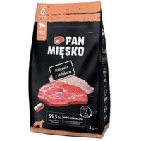 sucha karma dla psa cielęcina z indykiem pan mięsko hipoalergiczna xs 3 kg