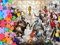 Puzzle tradycyjne - Ronaldo Messi Neymar