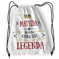 Plecak Dla Matyldy Szkolny Worek Torba Z Nadrukiem Ze Zdjęciem