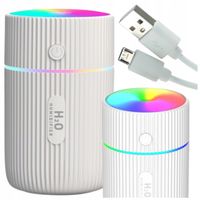 dyfuzor nawilżacz powietrza zapachowy aromaterapia lampka nocna biały 2w1