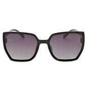 DAMSKIE Okulary POLARYZACYJNE Kocie Oczy czarne