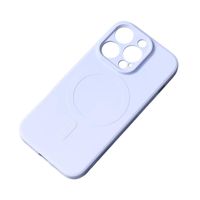silikonowe etui z magsafe do iphone 15 plus silicone case niebieskie