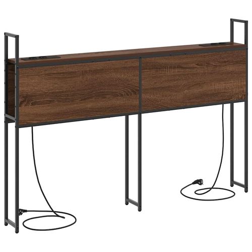 Szafka z Ładowaniem Brązowy dąb 135 cm Materiał drewnopochodny na Arena.pl