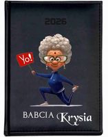 KALENDARZ A5 2026 DZIENNY terminarz z nadrukiem PLANER BABCI Z IMIENIEM