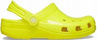 CROCS CLASSICS NEON ŻÓŁTE KLAPKI WSUWANE LAKIEROWANE 39,5 JTA