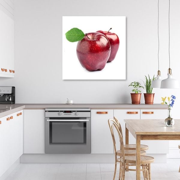 Emaga Obraz na płótnie, Owoce jabłka - 40x40 zdjęcie 2