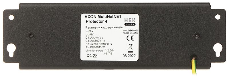 OGRANICZNIK PRZEPIĘĆ AXON-MULTINET-4 ETHERNET zdjęcie 3