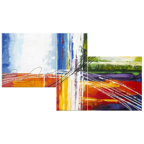 Obraz Płótno 90X50 Tęczowa Abstrakcja na Arena.pl