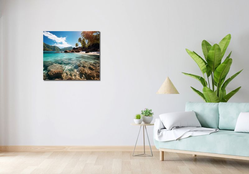 Obraz 70x60cm Odosobniony Raj zdjęcie 2