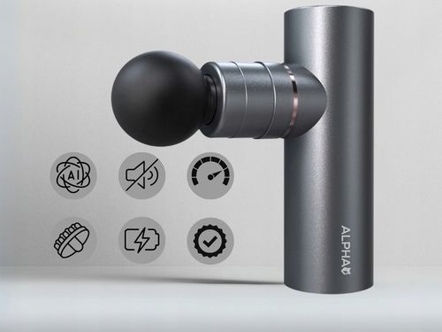 Pistolet do Masażu Alpha Pro TRYB AI 3x2000 mAh - Masażer do Pleców i Ciała na Arena.pl