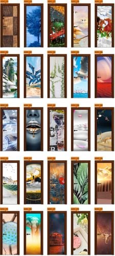 Naklejka samoprzylepna Okleina na Drzwi Szafę 3D na Arena.pl