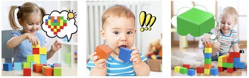 Klocki Konstrukcyjne Magnetyczne Edukacyjne Duże Zestaw Klocków Dla Dzieci na Arena.pl