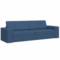Sofa podłogowa Granatowy 245 x 78 x 77 cm tkanina