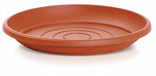 Doniczka klasyczna Terra DCE25 z podstawką | Terakota, Wymiary 25x19.5 cm, Prosperplast na Arena.pl