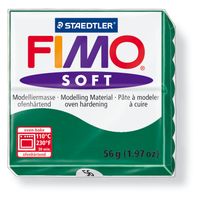 masa termoutwardzalna fimo soft 57g - szmaragdowa - 56
