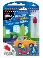 magiczna wielorazowa  kolorow wodna pojazdy 6608