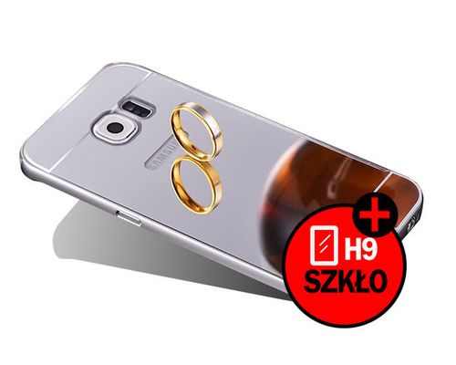 ETUI BUMPER PLECKI MIRROR DO GALAXY S7 edge + szkło na Arena.pl