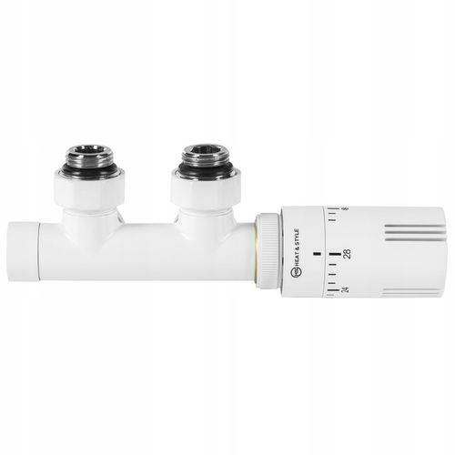 Zawór termostatyczny zespolony MULTIFLOW INVEST, biały prawy na Arena.pl