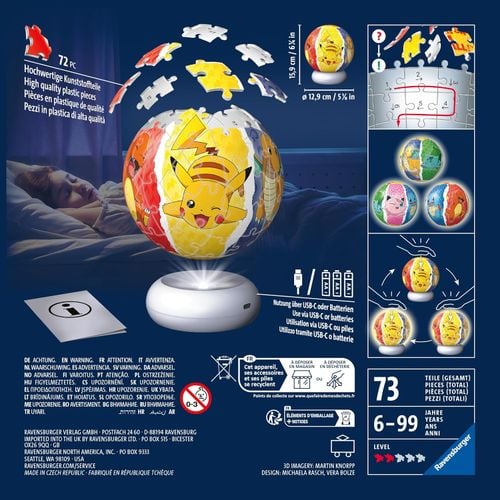 Puzzle 3D NightLight Pokemon na Arena.pl
