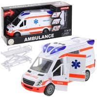 ambulans karetka pogotowia van auto napęd dźwięki nosze otwierane drzwi