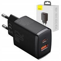 BASEUS SZYBKA ŁADOWARKA SIECIOWA USB-C 20W ZASILACZ DO TELEFONU